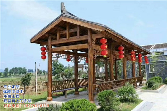 木質(zhì)長(zhǎng)廊/古建筑長(zhǎng)廊